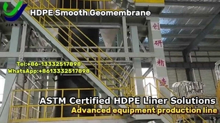 Γεωμεμβράνη επένδυση HDPE Παραγωγή