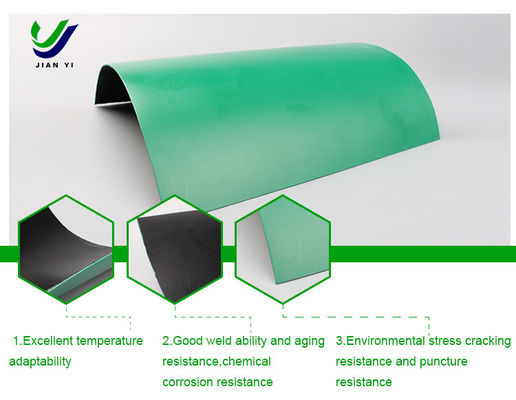Γεωμεμβράνη HDPE υψηλής αντοχής 0,939g/cm3 για αποβράσματα, λίμνες και χώρους υγειονομικής ταφής