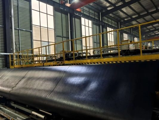 6m 8m πλάτος HDPE υφασμένη γεωμεμβράνη προστατεύει το περιβάλλον σας σε εγκαταστάσεις επεξεργασίας λυμάτων