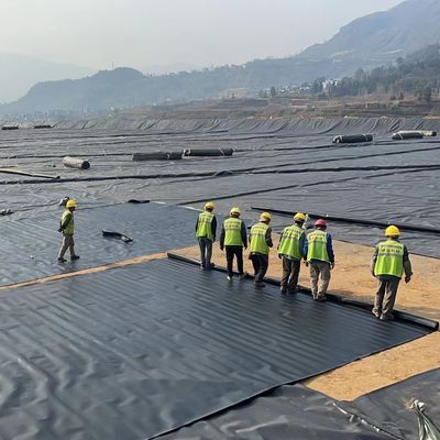 HDPE ομαλή γεωμεμβράνη με εξαιρετική χημική αντοχή για την καταπολέμηση της διαρροής σε χώρους υγειονομικής ταφής και γεωργική αναπαραγωγή
