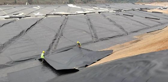 Εξαιρετική χημική αντοχή HDPE ομαλή γεωμεμβράνη για τη διαχείριση αποβλήτων
