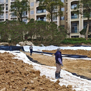 Ανθεκτική HDPE ομαλή γεωμεμβράνη για τεχνητή λίμνη Αντιδιαρροϊκό έργο Δυνατότητα ρήξης 20-80N / mm Επιμήκυνση κατά τη ρήξη 700%