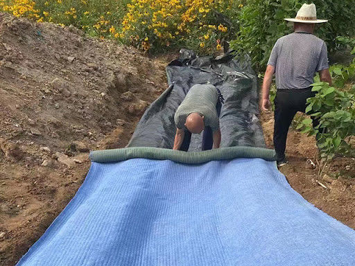 Ελαστική τσιμεντένια κουβέρτα 20-50m μήκος 4m πλάτος για υδατοκαλλιέργεια και αλιευτική εκτροφή