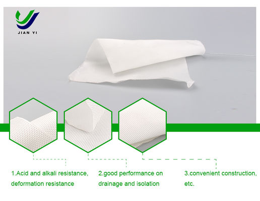 Σκληρό μη υφασμένο γεωτεξτύλιο με τρύπηση βελόνας για την προστασία της επένδυσης σήραγγας και την ενίσχυση των όχθων