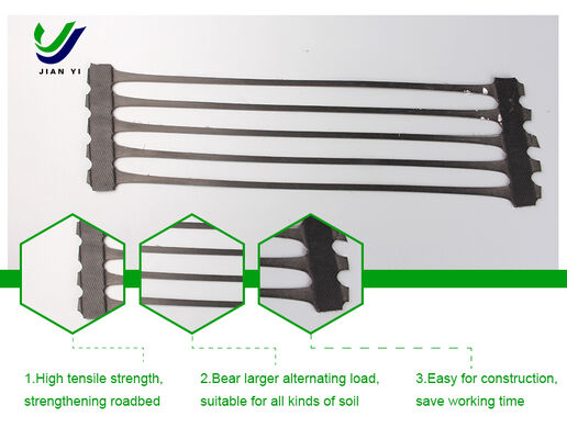 Μία άξονα γεωγραφικό πλέγμα με υψηλή αντοχή στη τράβηξη και αντοχή στα υπεριώδη φώτα για ισχυρή αντοχή σε οδικές και σιδηροδρομικές υποτροπικές ενισχύσεις