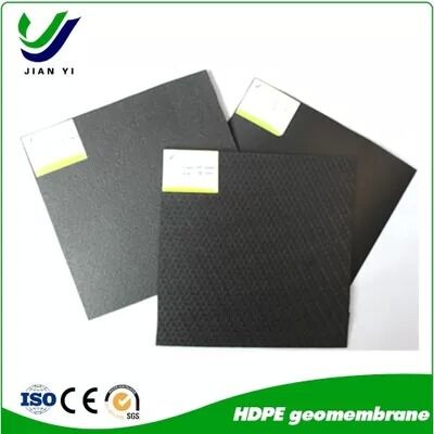 Γεωμεμβράνη HDPE Υψηλού Συντελεστή Τριβής Σταθερή Αντιολισθητική με Εξαιρετικά Χαμηλή Αδιαπερατότητα για Τεχνικά Έργα